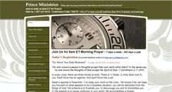 Desktop Screenshot of princeministries.com